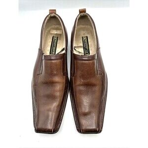 Stacy Adams "Keegan" Cognac Genuine Leather Shoes MENS US 12M